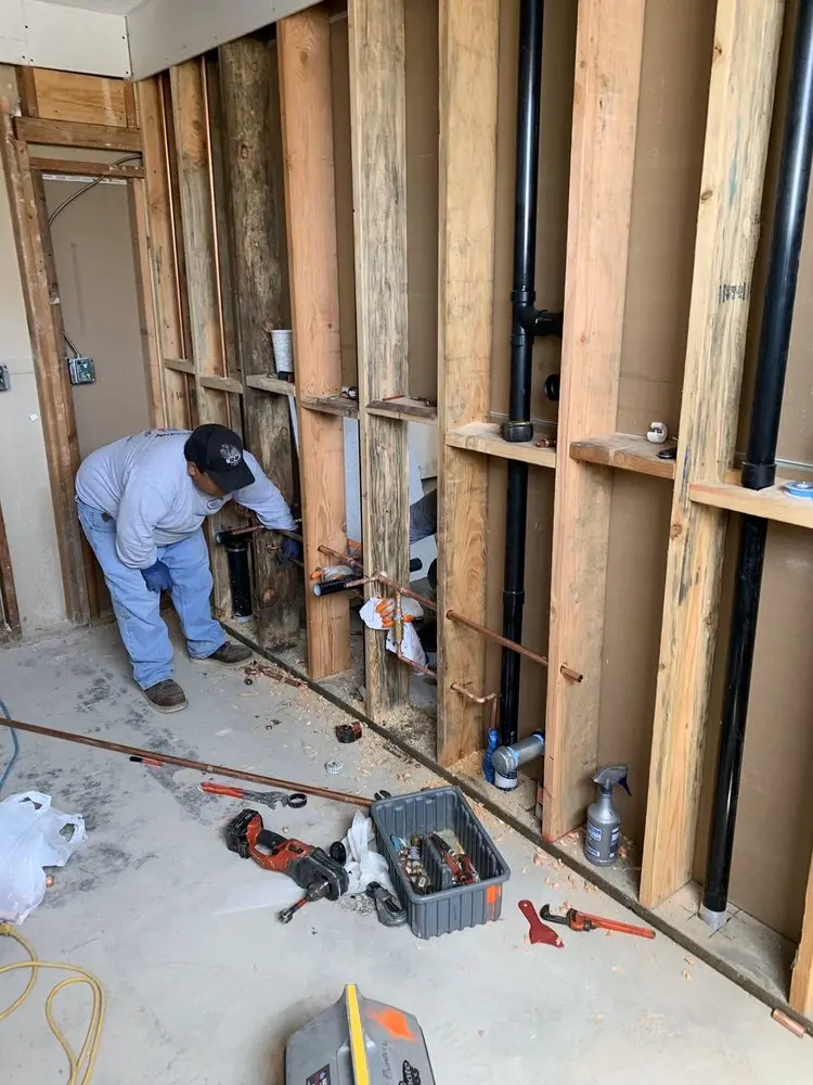 Commercial rough-in plumbing for Water Heater Replacement in Sand Hills